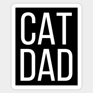 Funny Cat Dad Sticker